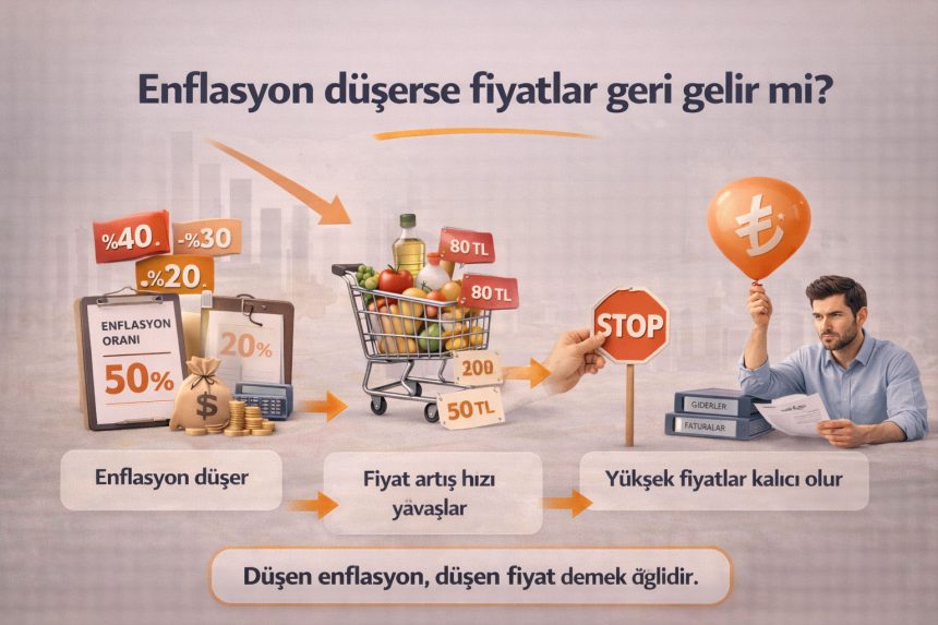 Enflasyon Düşerse Fiyatlar Geri Gelir mi?