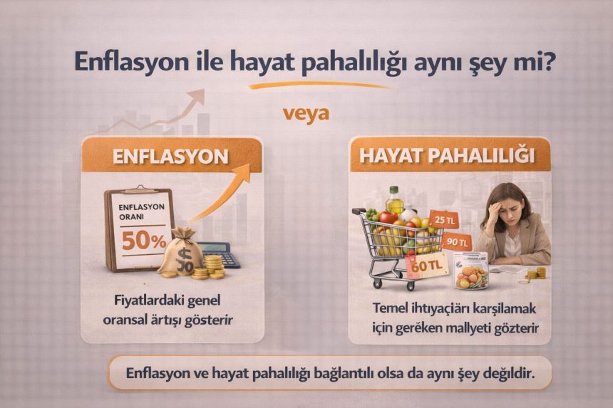 Enflasyon ile Hayat Pahalılığı Aynı Şey mi?